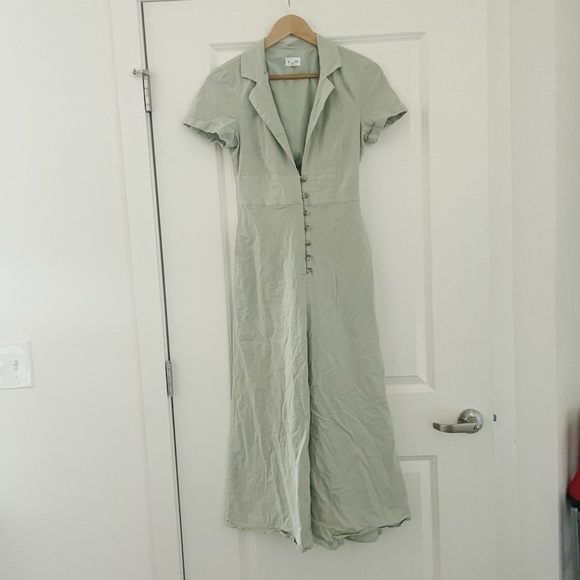 Revolve Song of Style Alta Cropped Linen Jumpsuit - Picture 5 of 10